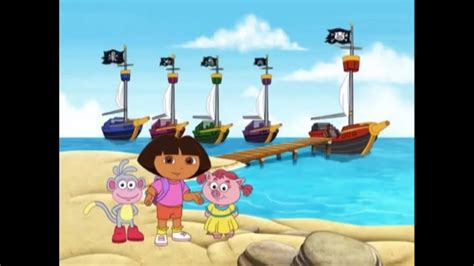 Dora The Explorer Pirate Treasure Hunt Intro Pal Youtube