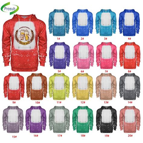 Prosub Wholesale Usa Size Sublimation Blanks Hoodies Custom Print