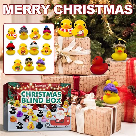 Rubber Duck Advent Calendar Mini Christmas Rubber Ducks Advent