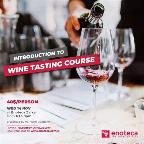 Enoteca Introduction To Wine Tasting Course Lebtivity