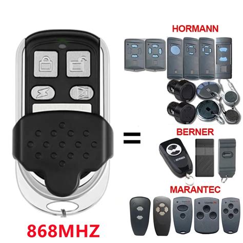 HORMANN 868 HS2 HS4 HSE4 HSM4 HSM2 Marantec Garage Door Opener Digital