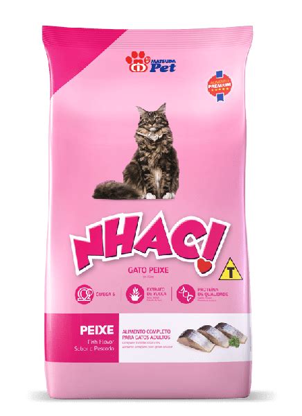 Supermercado Do Gato Racao Nhac Gato Kg Peixe