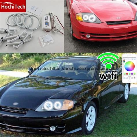 Hochitech Excellent Rgb Multi Color Halo Rings Kit Car Styling For