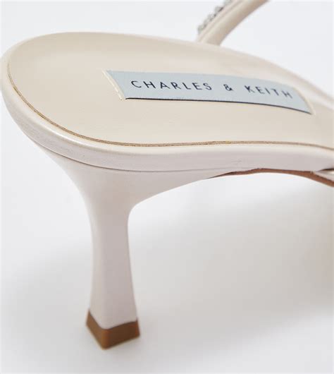 Buy Charles Keith Gem Embellished Strappy Mules Nude In Nude ThStreet UAE