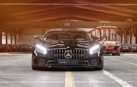 Wallpaper Edo Competition Front View Mercedes Benz Gt R Amg