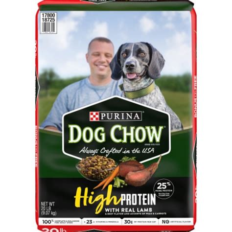 Purina Dog Chow High Protein With Real Lamb Dry Dog Food 20 Lb King