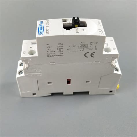 Toct Contacteur Modulaire P A V V Hz Din Rail