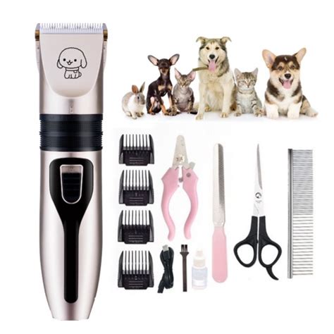 Kit Máquina De Tosa Pets Gato Cachorro Tosador Profissional Shopee Brasil