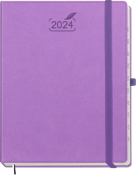 Bezend Agenda A Couverture Rigide En Cuir Pu Lavande Agenda