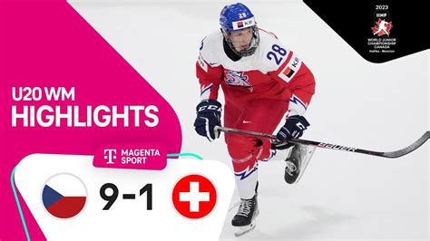 Tschechien Schweiz Highlights Viertelfinale IIHF U20 Eishockey WM