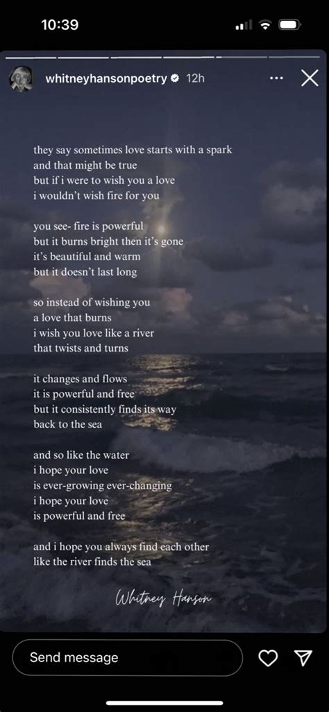 Wedding Poem Whitney Hanson In Wedding Poems Quote Posters