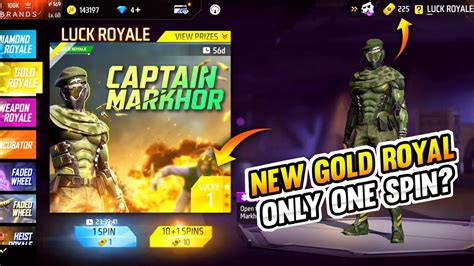 Free Fire New Gold Royal Bundle X Spin Main Kaise Milage How To Get