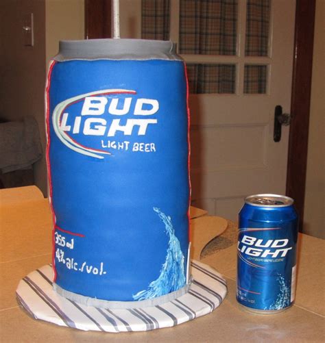 Bud Light Can Cake