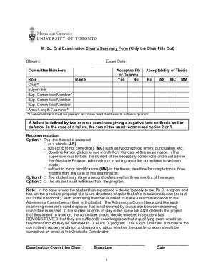 Fillable Online Moleculargenetics Utoronto Form 2 2M Master S Request