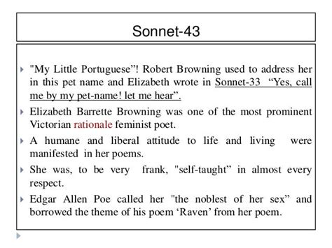 Sonnet 43 How Do I Love Theeby Elizabeth Barrette Browning