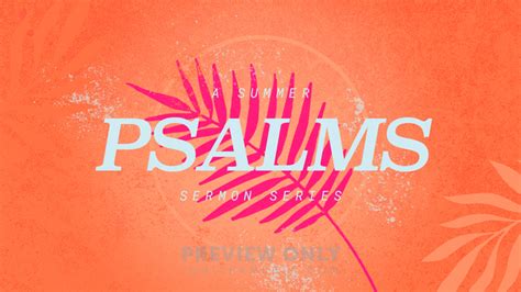 Psalms - Title Graphics | Church Visuals