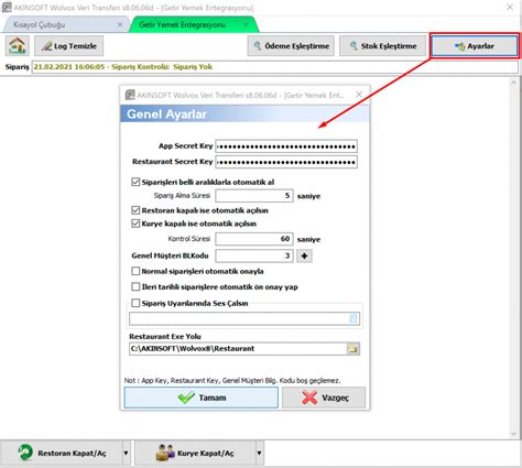 Wolvox Restoran Program Nda Getir Yemek Entegrasyonu Bilensoft