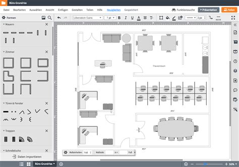 Grundrissplaner Grundriss Zeichnen Online Lucidchart