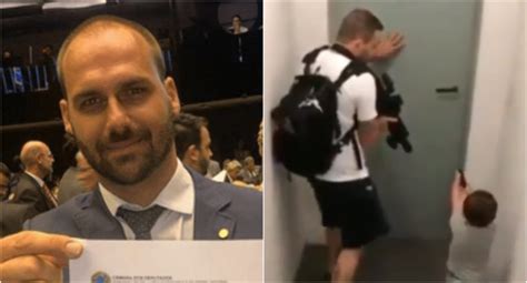 Andreia Lisboa Eduardo Bolsonaro publica no Twitter vídeo de criança