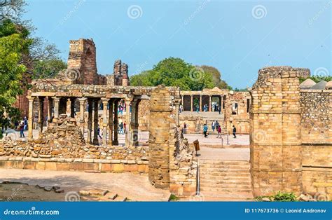 Alauddin Khilji Tomb and Madrasa at the Qutb Complex in Delhi, India ...