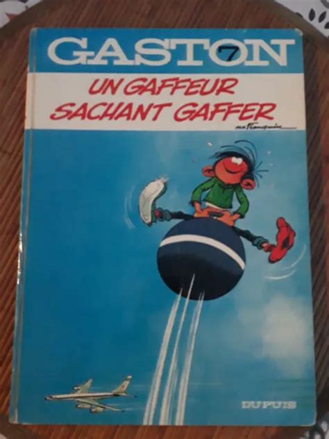 Gaston Lagaffe N Un Gaffeur Sachant Gaffer Reedition Dos Rond