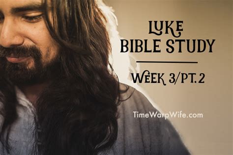 Luke Bible Study Week 3 Part 2 Chapters 13 18 Time Warp Wife