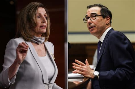 Mnuchin Pelosi At Odds Over Stimulus But Are Close To Deal