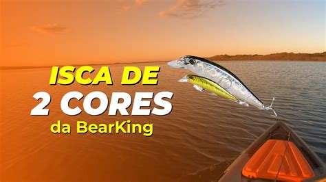 TESTEI A ISCA DE 2 CORES DA BEARKING YouTube