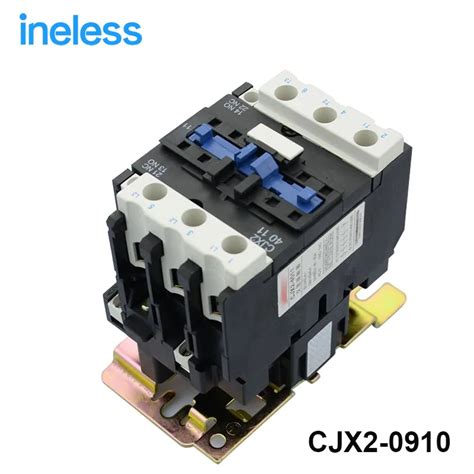 A Mm Din Rail Mounted Poles Normal Open Ac Contactor Cjx Ac