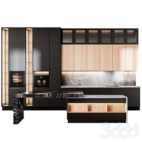 3d модели: Кухни - kitchen_modern03 | Умная кухня, Современный декор ...
