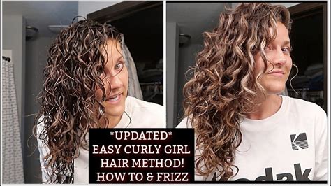 Updated Easy Curly Girl Method No Frizz How To Youtube