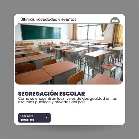 Segregaci N Escolar Un Informe Revela C Mo Se Encuentran Los Niveles