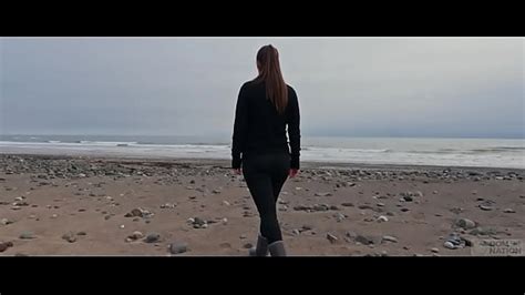 Beautiful Italian Babe Silvia Soprano Dominated Roughly On The Beach In Norway In A Cinematic