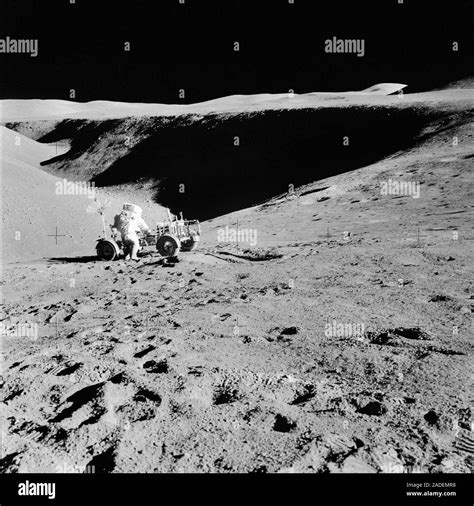 Apollo 15 lunar surface exploration, July 1971. US astronaut David ...