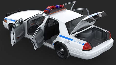 Generic Police Car NYPD Rigged 3D Model $119 - .max - Free3D