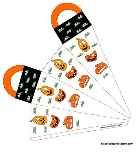 Printable Trick Or Treat Bag Template