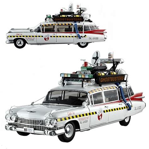 Ghostbusters 2 Ecto 1A Hot Wheels Elite 1 18 Scale Vehicle