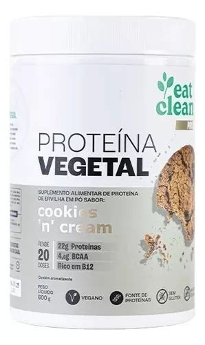 Suplemento En Polvo Eat Clean Prote Na Vegetal Prote Na Vegetal Cookies