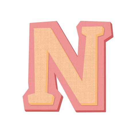 Buchstabe Letter N Lettering Alphabet Graphic Design Fun