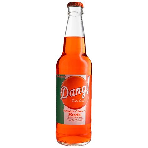 Dang! Italian Cherry Soda 12 oz Bottle - Blue Dog Beverage