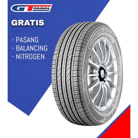 Jual Ban Mobil GT Radial Champiro Ecotec 195 65 R15 Gratis Pasang