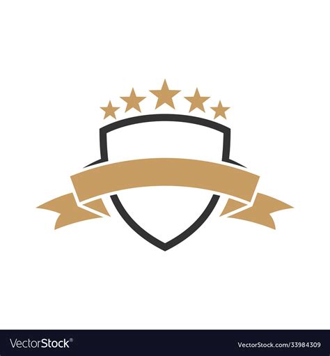 Shield logo design Royalty Free Vector Image - VectorStock