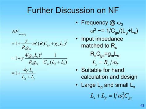 Low noise amplifier | PPT