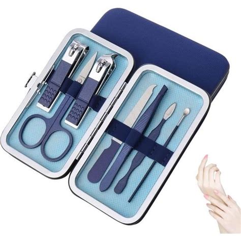 Kit Manucre Pedicure Coupe Ongle Professionnel Coupe Cuticule Acier