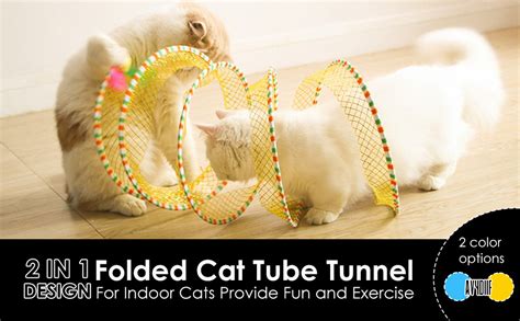 Amazon Avydiif Cat Tunnels For Indoor Cats Folded Upgrade Large