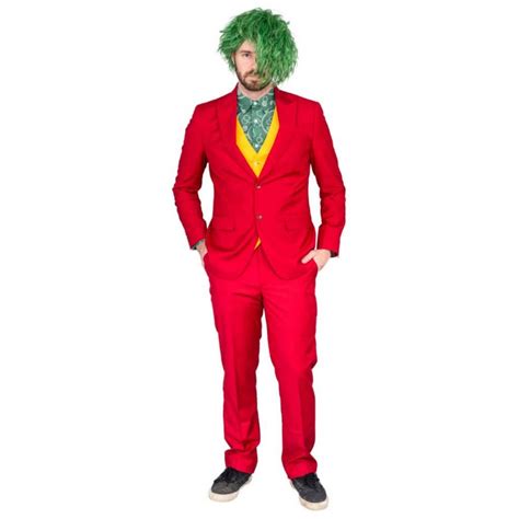 Psycho Clown Costume Joaquin Phoenix In Joker