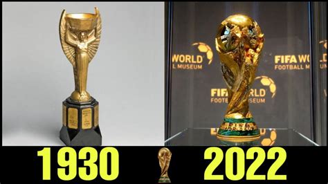 Evolution Of Fifa World Cup Trophy 1930 2022 Fact Adventure Youtube