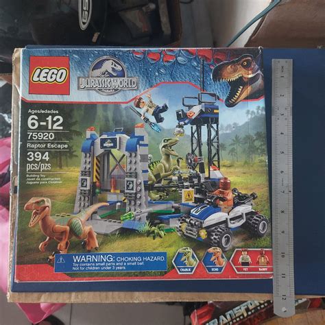 Lego Jurassic World Raptor Escape Velociraptor Paddock Hobbies