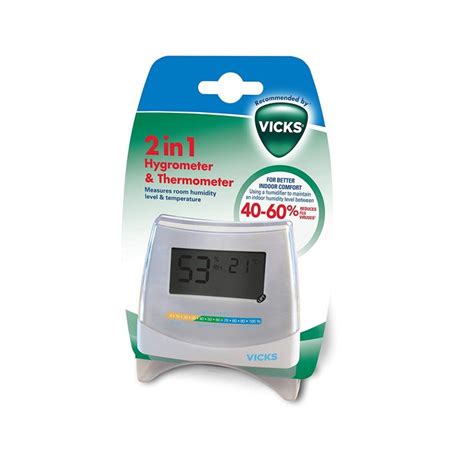 VICKS THERMOMETER HYGROMETER