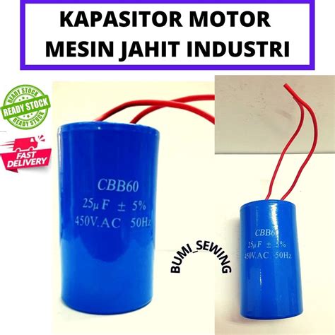 Kapasitor Motor Mesin Jahit Industri Cbb60 Motor Run Kapasitor With